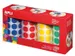 sticker XL cirkel diameter 20mm 4 rollen 4 kleuren