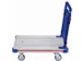 Aluminium-Duwbeugelwagen,In-/Uitklapb.,Draagverm. 200Kg