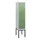locker,HxBxD 1950x400x500mm,1vak,vak B 400mm,cil.-slot,voetonderstel