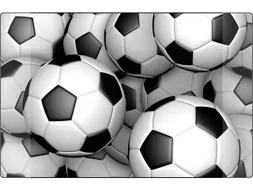 Bureauonderlegger Kangaro PP 38x58cm dessin voetballen