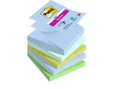 Memoblok Post-it Z-Notes R330 Super Sticky 76x76mm Oasis 5 stuks