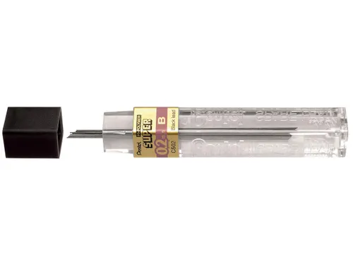 Pentel Potloodstiften 0,2 Mm, Kokertje Met 12 Potloodstiften