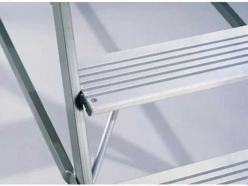 Bordestrap Aluminium Bordes 720x 600x 800mm 2x3treden Aluminium