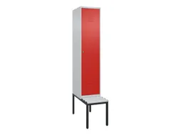 locker voor scheiding van kleding,HxBxD 2120x400x815mm,1vak