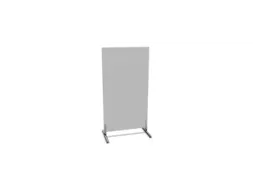 scheidingswand,HxB 1545x800mm,wand hout,frame staal,MP-lichtgrijs