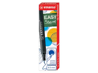 Rollerpenvulling STABILO Easyoriginal medium blauw doosje à 3 stuks - 1