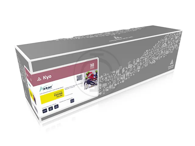 AS13150 Astar Kyocera TK5150 Ecosys toner geel rebuilt 10.000pag chip