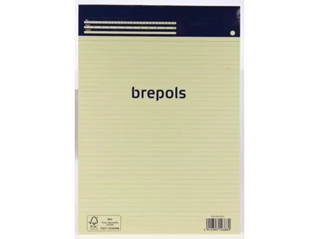 Brepols notitieboekje A4 lijn