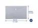Enveloptas HF2 A3 435x310 dwars PP transparant wit