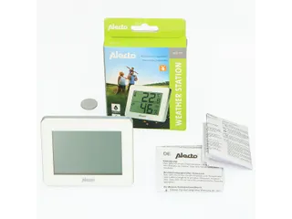 Thermometer hygrometer Alecto WS-55 wit - zilver - 3