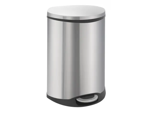 Pedaalemmer met Afvalscheiding Mat RVS 44 Liter