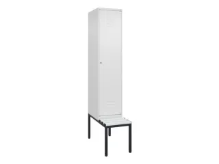 locker met bank,HxBxD 2120x400x815mm,1vak,vak B 400mm,cil.-slot - 1