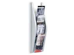 wandfolderhouder,HxBxD 540x169x80mm,v. 4xDIN lang