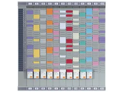 Planbord Nobo Jaar/maand 12 Panelen Met 32 Sleuven
