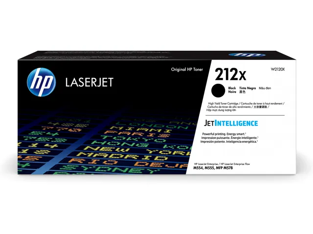 HP W2120X 212X Toner Zwart XL Originele Tonercartridge