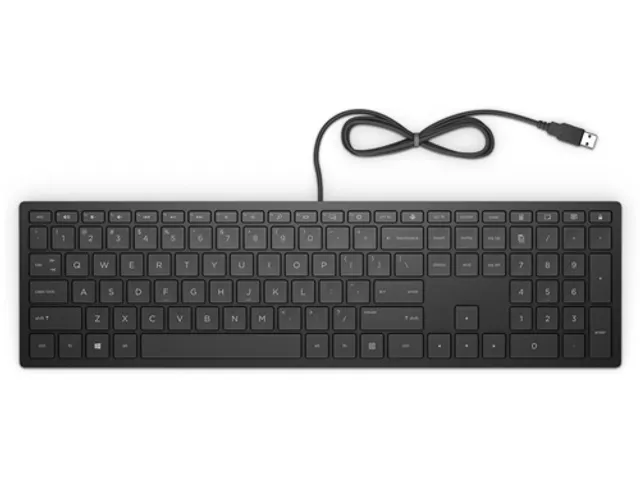 HP 4CE96AA QWERTY Toetsenbord Zwart