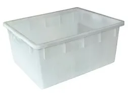Conische Bak Pe Hxlxb 380X800X640Mm Inhoud 145L Naturel Wit