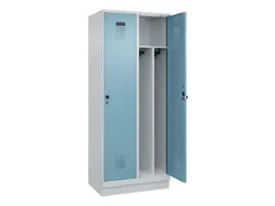 locker voor scheiding van kleding,HxBxD 1950x800x500mm,2vak