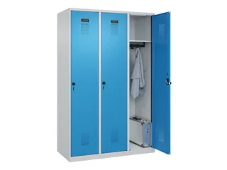 locker,HxBxD 1850x1200x500mm,3vak,vak B 400mm,draaigrendel - 1