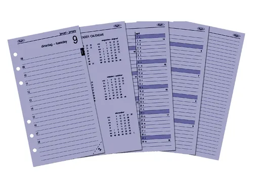Agendavulling 2027 Kalpa Personal 1dag/1pagina