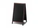 Panneau trottoir bois marron foncé 68x120cm