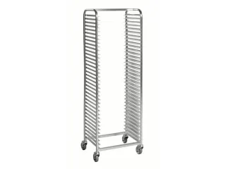 dienbladwagen,draagverm. 150kg,36etage(s),Dienbladschap,zilverkleurig - 1