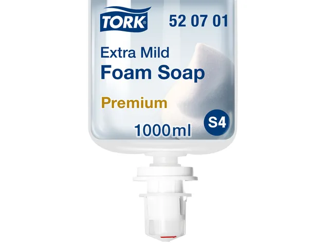 Handzeep Tork S4 extra mild geurvrij allergievriendelijk 1000ml 520701