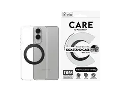 PanzerGlass CARE by Kickstand Case Transparent w. Qi Samsung S25