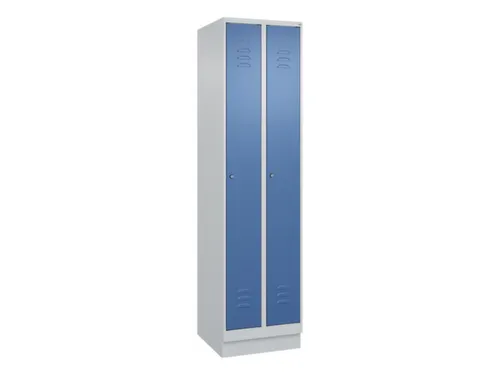 locker,HxBxD 1950x500x500mm,2vak,vak B 250mm,cil.-slot,sokkel