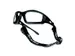 Veiligheidsbril Tracker II Zwart Polycarbonaat Blank