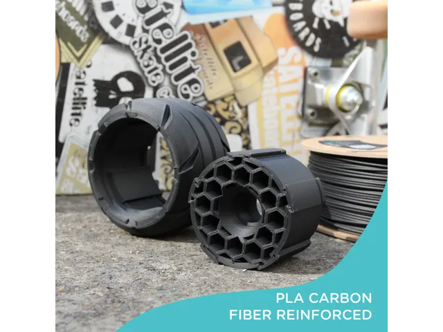 Polymaker 3D filament PolyLite PLA-CF 1,75 mm Zwart 1kg