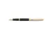 Vulpen SHEAFFER Sagaris E9475 F Glossy black chrome cap gold trims