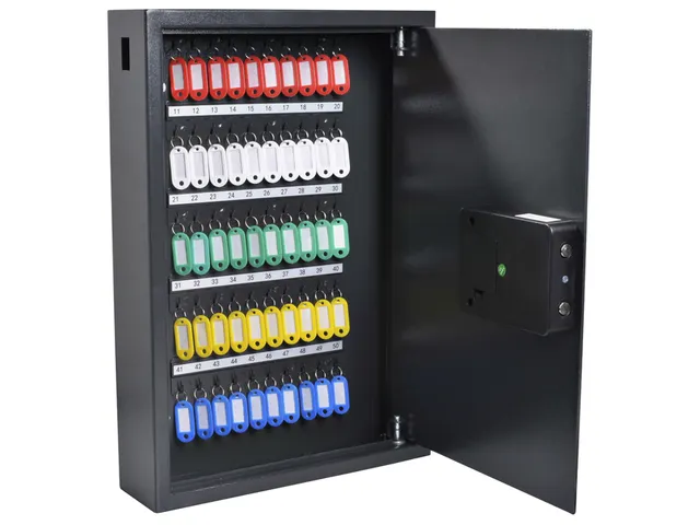 Sleutelkast Pavo high security 50 haken 550x400x100mm elektronisch