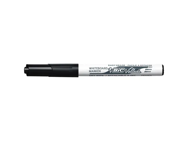 Viltstift Bic Velleda 1741 whiteboard rond medium zwart