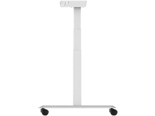 Elektrisch Verstelbaar Verrijdbaar Zit Sta Bureau Frame Wit 110-190cm