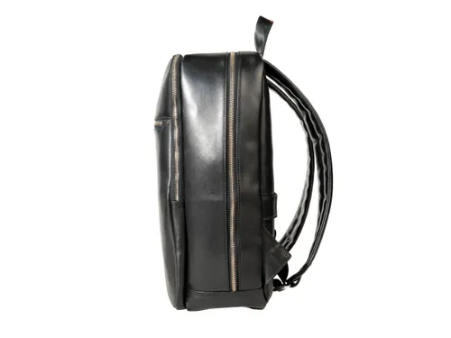 Computer rugzak Exac tive zwart leder