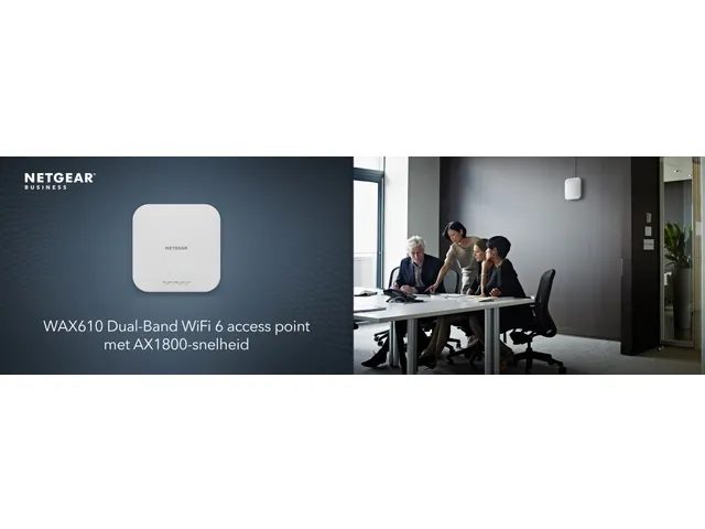 draadloos access point (WAX610) - WiFi 6 Dual-Band AX1800-snelheid | T