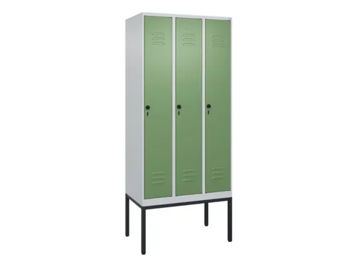 locker voor scheiding van kleding,HxBxD 2120x900x500mm,3vak