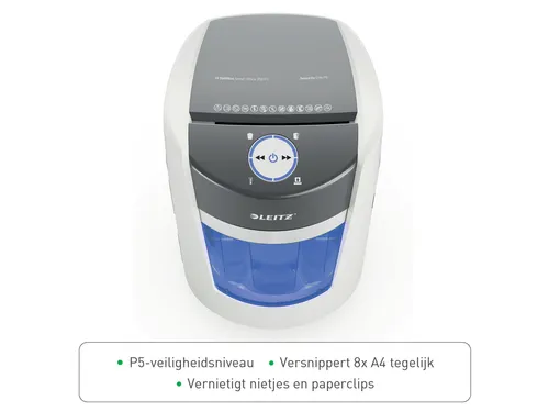 Papiervernietiger Leitz IQ OptiMax 350 Small Office P5 snippers 2x15mm