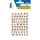Etiket Herma 4192 8mm Letters A-Z Goudfolie Glitter 61 stuks