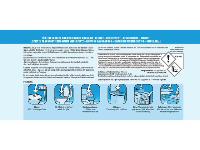 Javel Solid Bruistablet Pot Van 48 Stuks