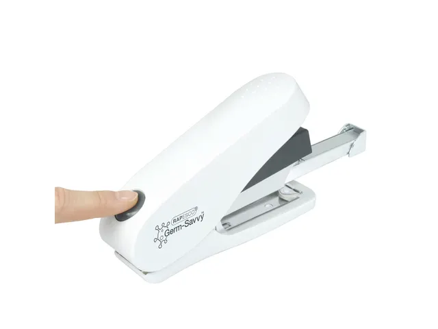 Nietmachine Rapesco Germ-Savvy Less Effort Eco Luna antibacterieel wit