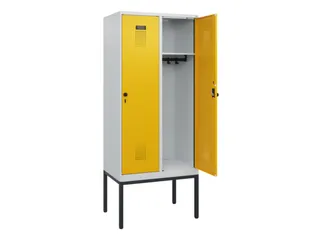 schoollocker,HxBxD 1950x800x500mm,2vak,vak B 400mm,draaigrendel - 1