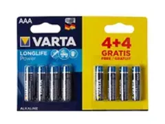 OUTLET High Energy Alkaline Aaa / Lr03, 1.5v Promopack 4 + 4