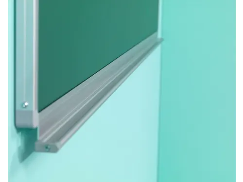 Schoolbord Enkelvlaksbord 100x250cm Krijtbord Magnetisch Groen emaille