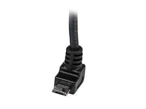 1m micro USB-kabel A-naar-micro-B met opwaartse hoek
