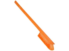Vikan Hygiene precisieborstel lange steel 600mm medium vezels Oranje