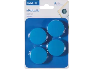 Magneet Maulsolid, Diameter 32 Mm, Blauw, Blister 4 Stuks - 2