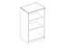 kantoorstelling,HxBxD 825x600x445mm,NE-esdoorn