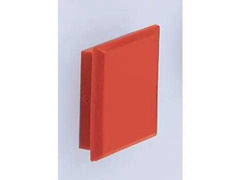 Magneten Voor Geperforeerde Platen 10-Delig Hoekig Rood